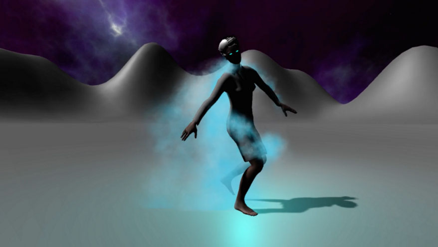 Animation of Goddess Yermaya dancing